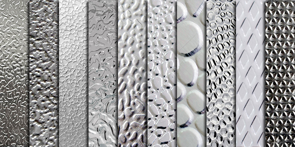 embossed aluminum