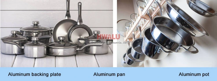 Application of aluminum plate for cooking utensils