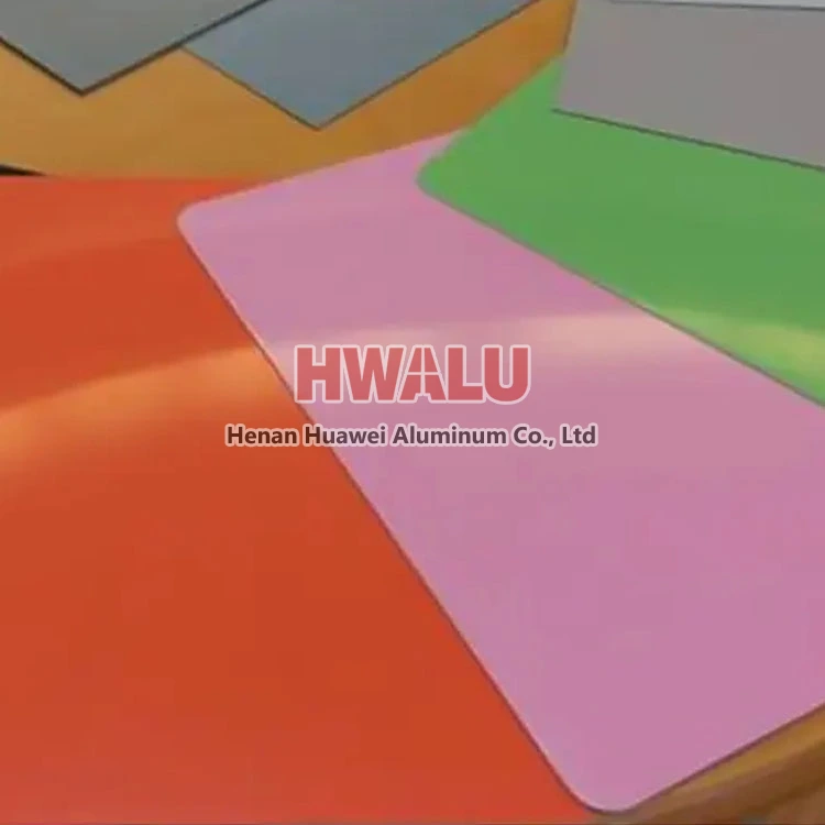 Алюминиевый лист с цветным покрытием