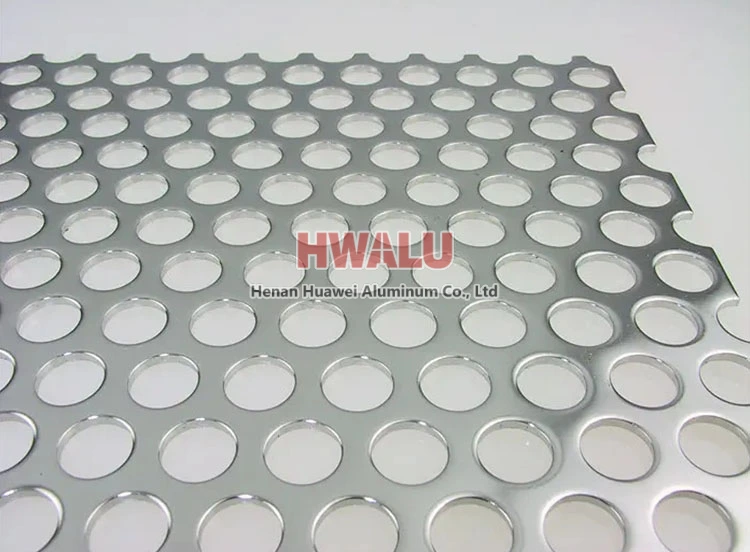 Round hole perforated aluminum plate