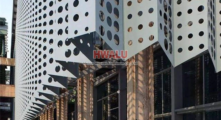 architectural perforated metal panels