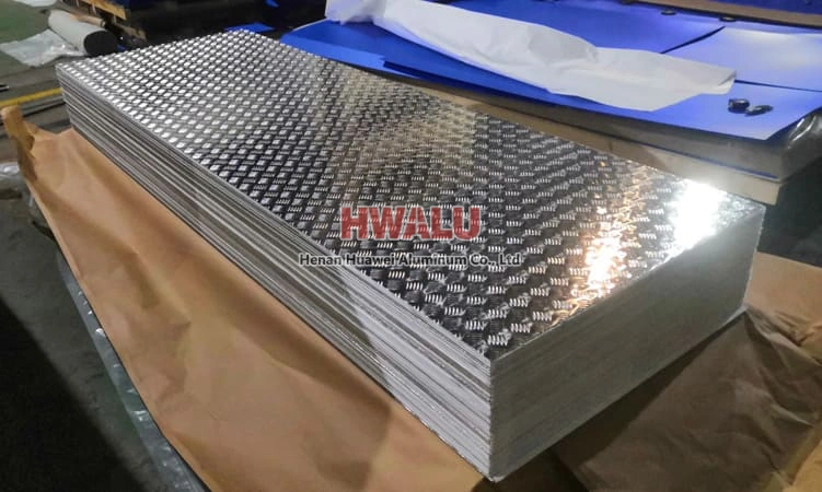 3000 placa de la banda de rodadura de aluminio de la serie