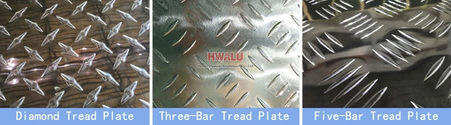 4×8피트 알루미늄 트레드 플레이트 분류