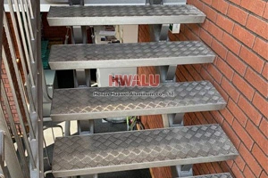 6061 aluminum tread plate for stairs and walkways