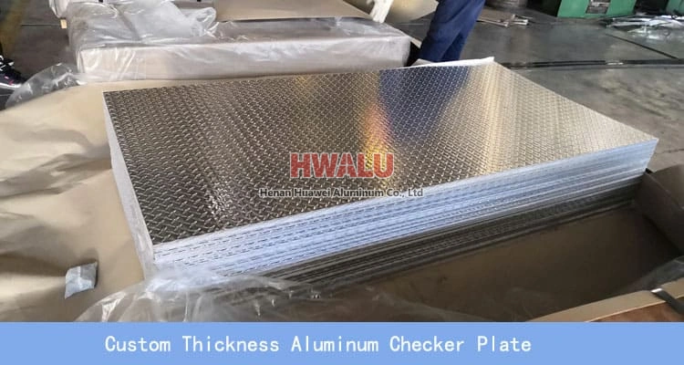 Custom Thickness Aluminum Checker Plate