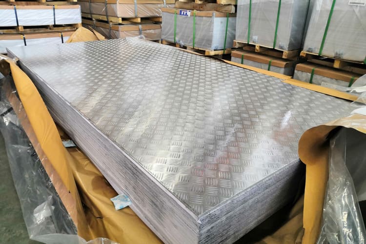 produced 3003 aluminum tread plate