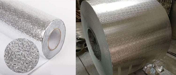 Coated Embossed Aluminum Foil Roll